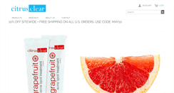 Desktop Screenshot of citrusclear.com